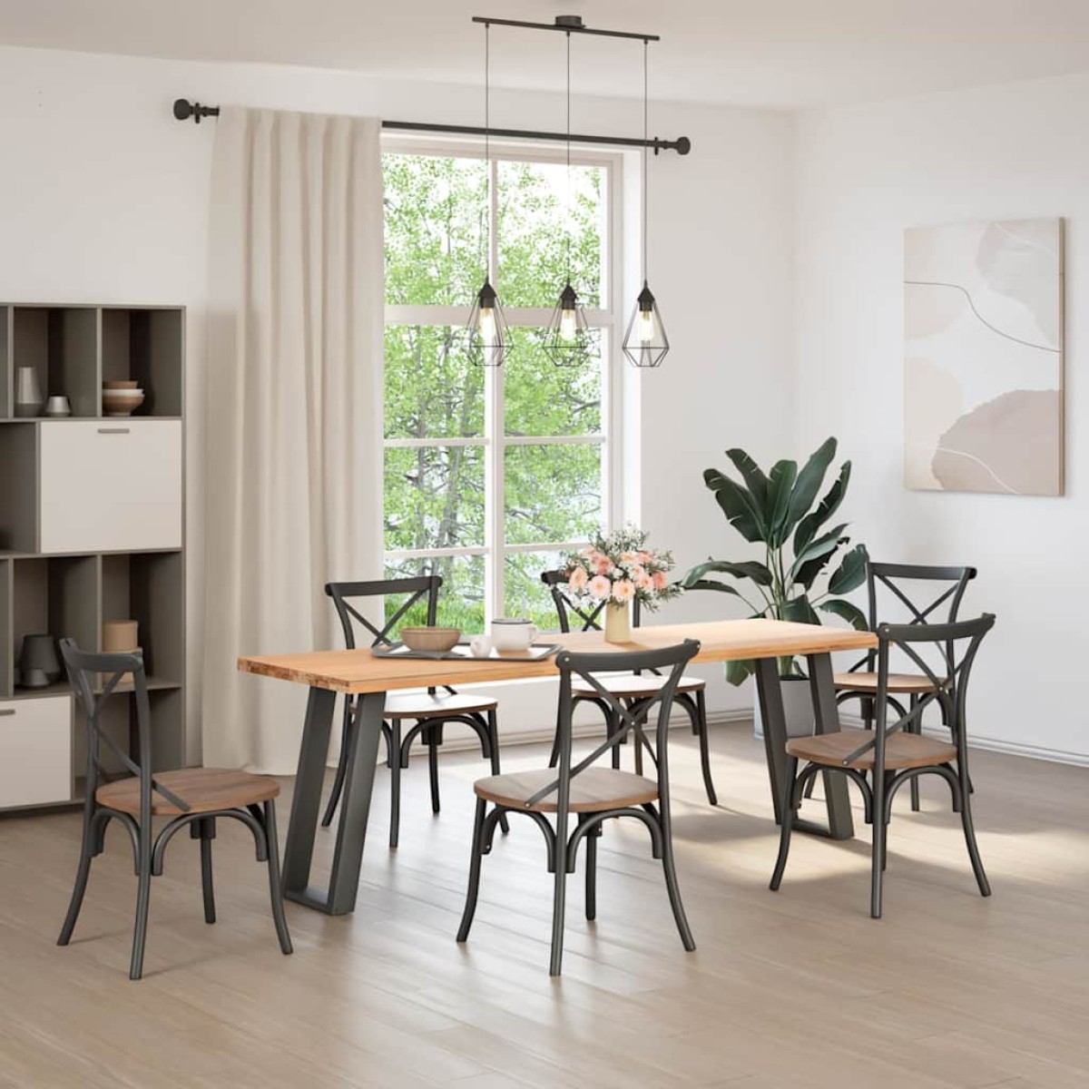 vidaXL Πόδια Κονσόλας 2 τεμ. σε σχήμα U, Ανθρακί 28x(72-73) εκ. από Ατσάλι