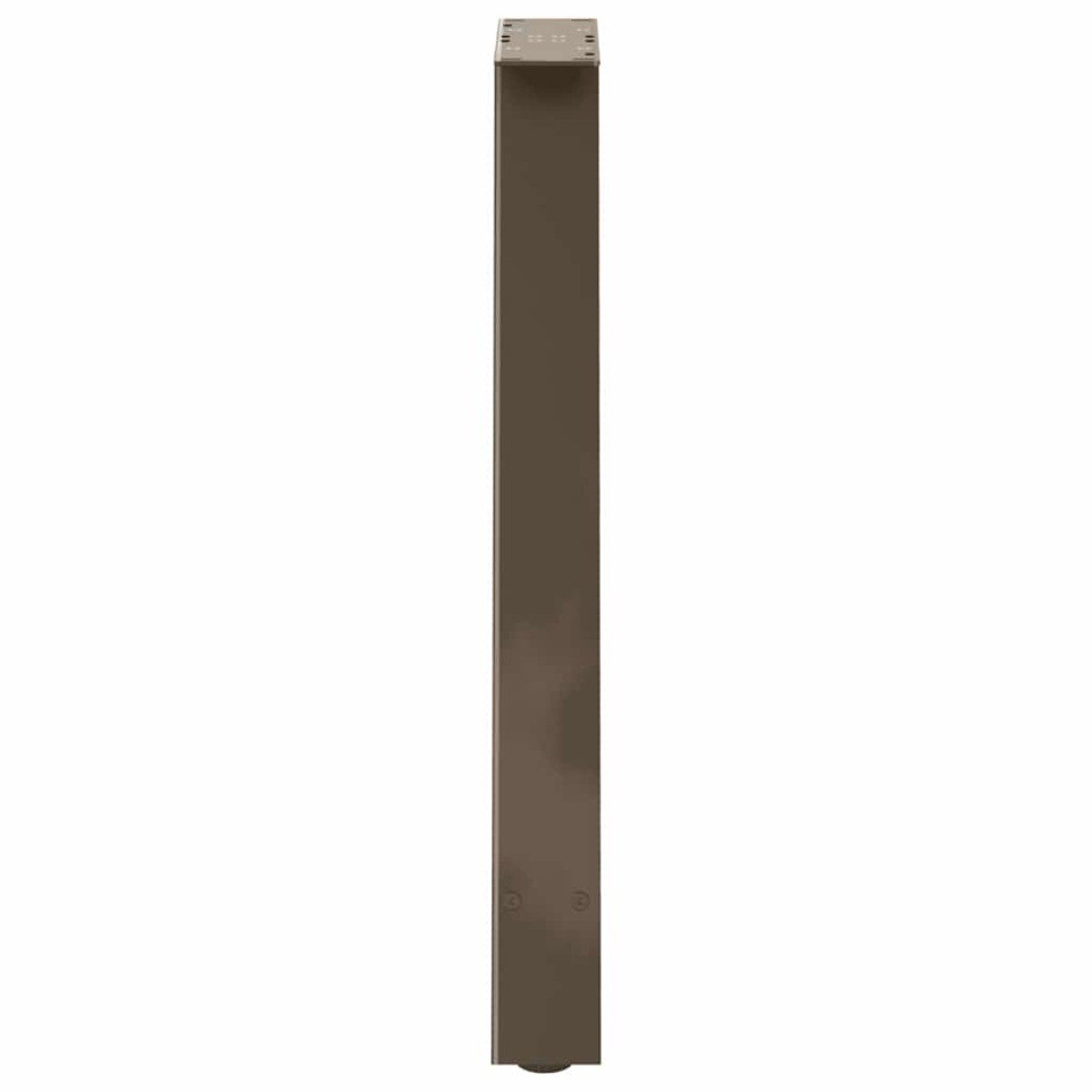 vidaXL Πόδια Τραπεζαρίας Σχήματος Α 2 τεμ. 60x(72-73) εκ. Ατσάλι