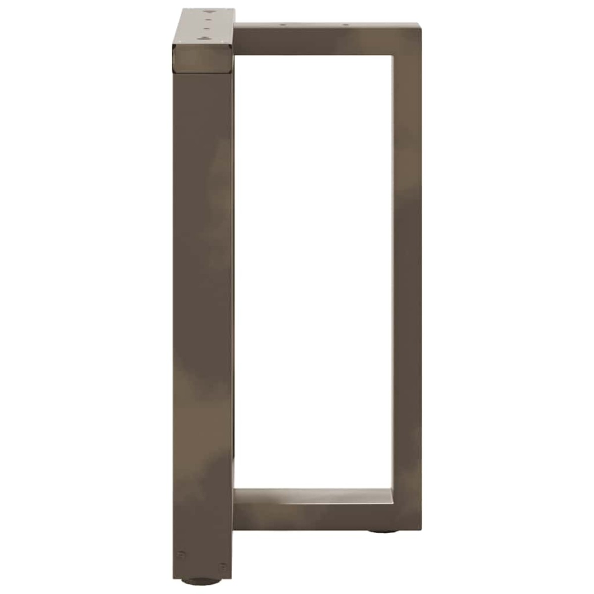 vidaXL Πόδια Τραπεζαρίας σε Σχήμα Τ, 2 τεμ. Μαύρο 60x35x(72-73) εκ. Ατσάλι