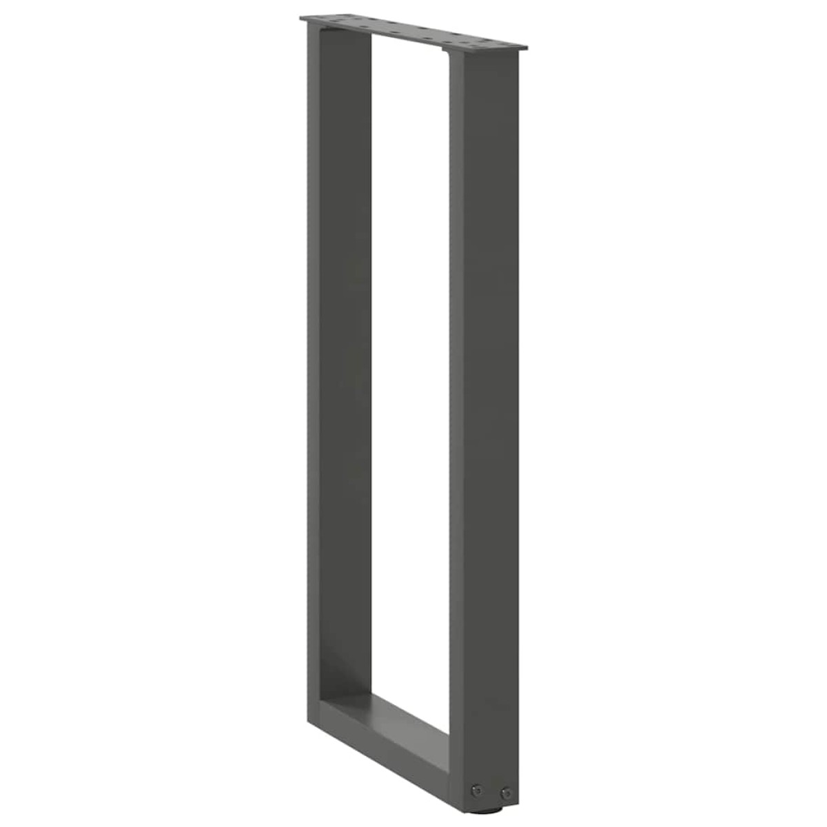 vidaXL Πόδια Κονσόλας 2 τεμ. σε σχήμα U, Ανθρακί 38x(72-73) εκ. από Ατσάλι