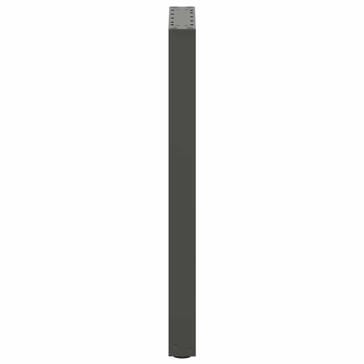 vidaXL Πόδια Κονσόλας 2 τεμ. σε σχήμα U, Ανθρακί 38x(72-73) εκ. από Ατσάλι
