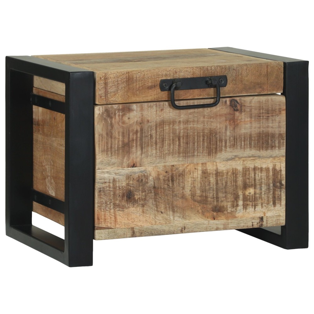 vidaXL Κουτιά αποθήκευσης 40x30x30cm από σκόρδο μάνγκο και μέταλλο