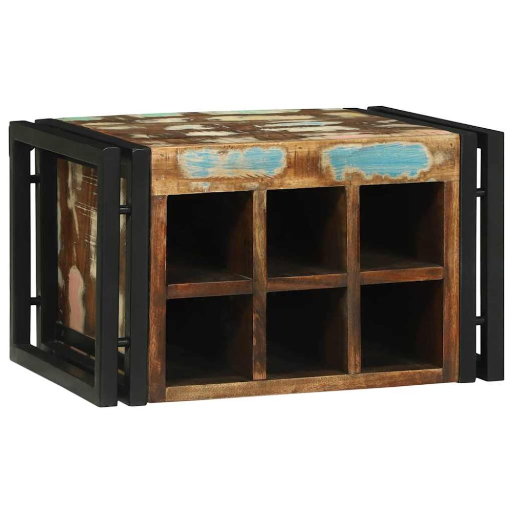 vidaXL Ράφι Κρασιού 46x35x27.5 εκ. Ανακυκλωμένο Ξύλο
