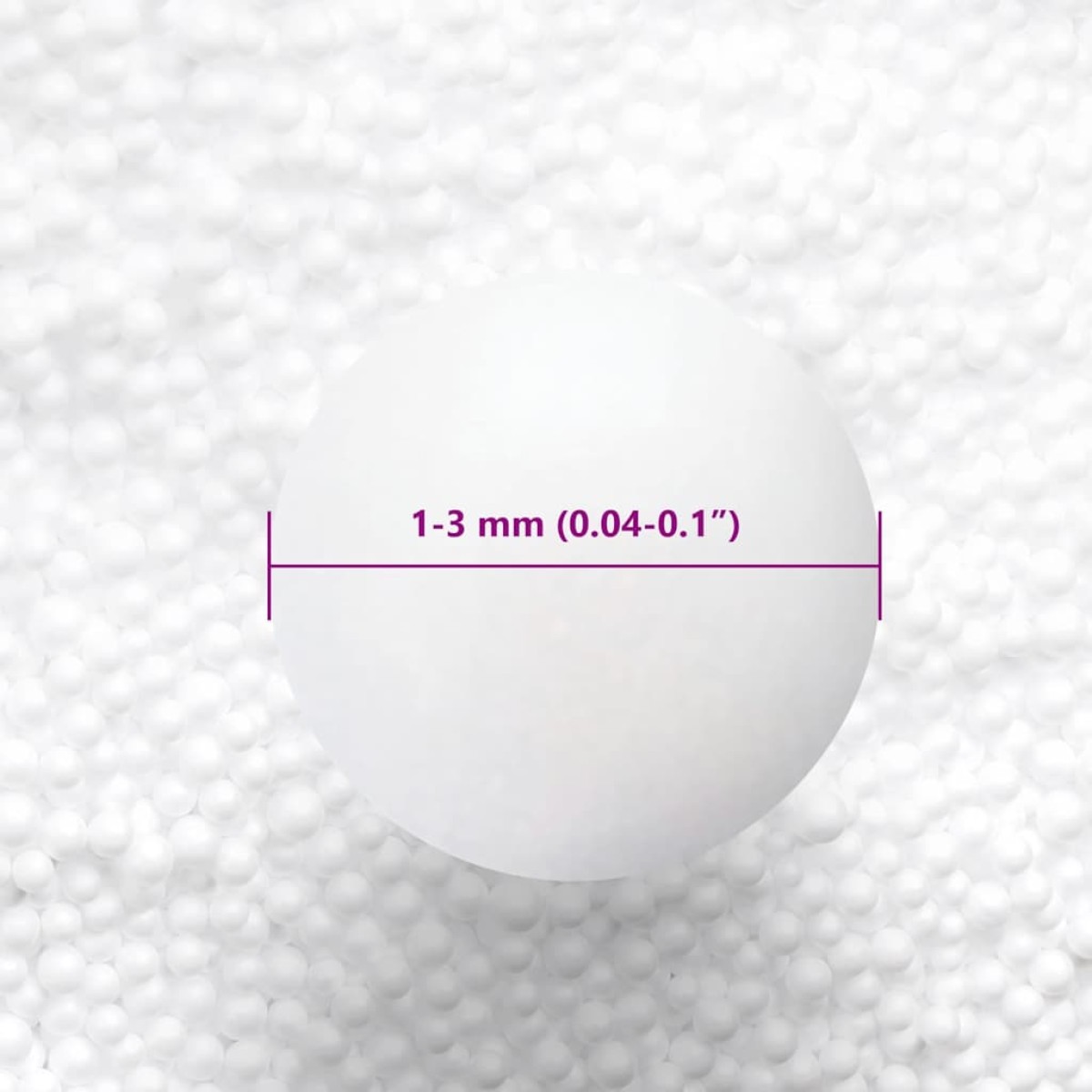 vidaXL Γέμισμα EPS 50 L Λευκό 18 kg/m³