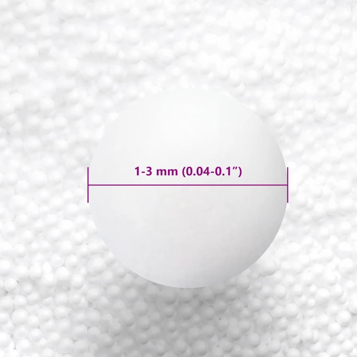 vidaXL Γέμισμα EPS 100 L Λευκό 18 kg/m³