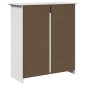 vidaXL Ντουλάπι διαδρόμου "BODO" Λευκό 80x35x90 cm