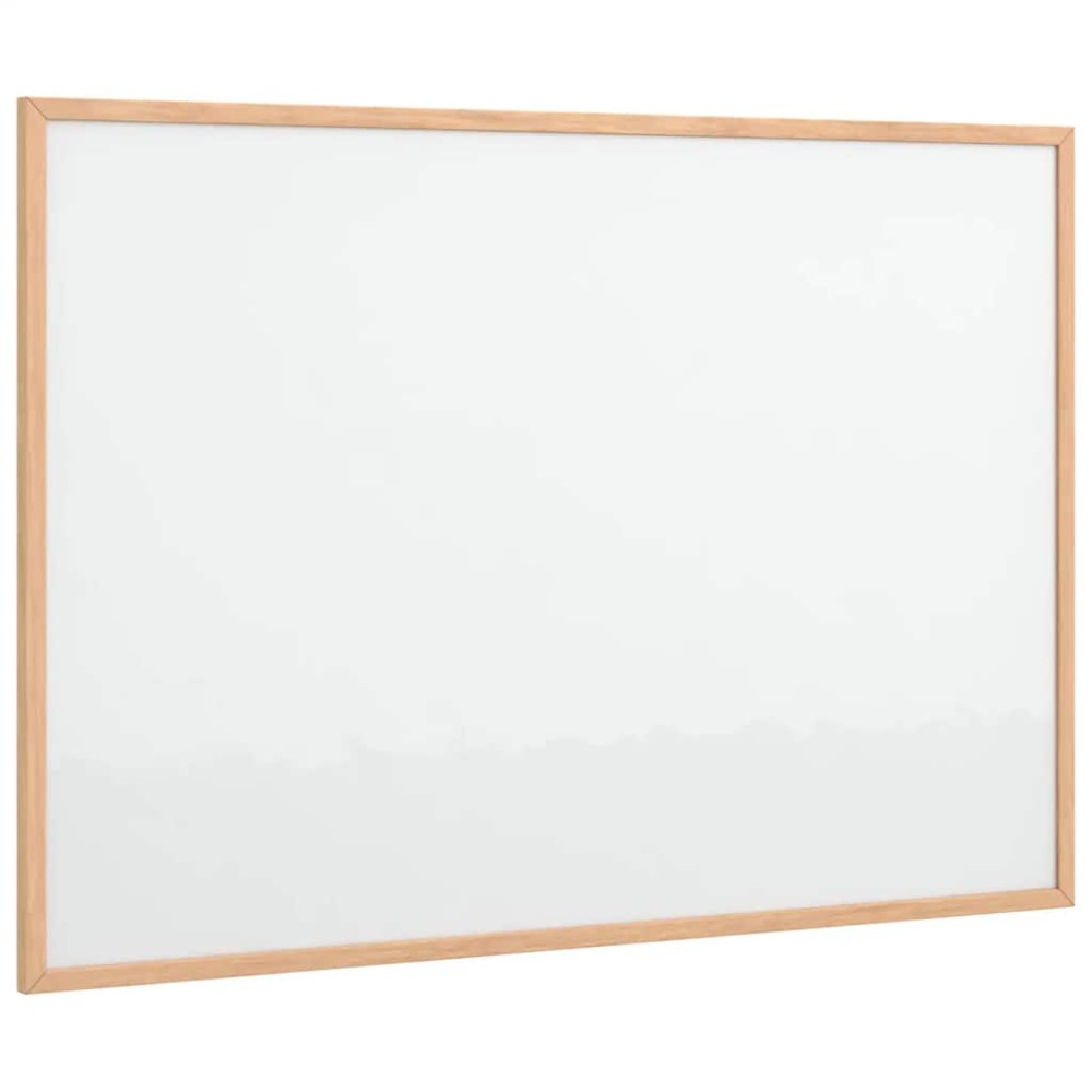 vidaXL Μαγνητικός Λευκός Πίνακας με Πλαίσιο από Μασίφ Ξύλο Πεύκου 80x55 εκ.