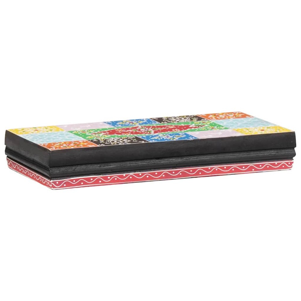 vidaXL Ράφια τοίχου 2 pcs Πολύχρωμο 40 x 20 x 6 cm Μασίφ ξύλο μάνγκο