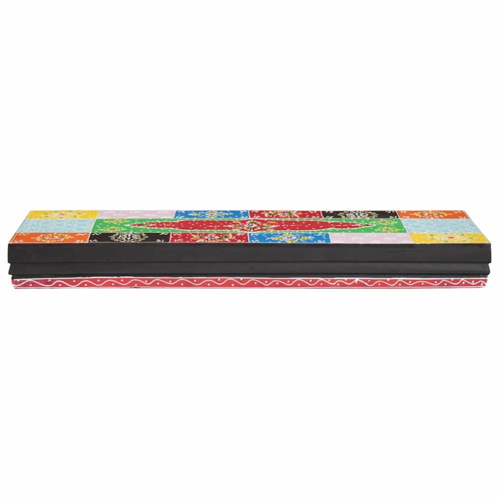 vidaXL Ράφια τοίχου 2 pcs Πολύχρωμο 60 x 20 x 6 cm Μασίφ ξύλο μάνγκο