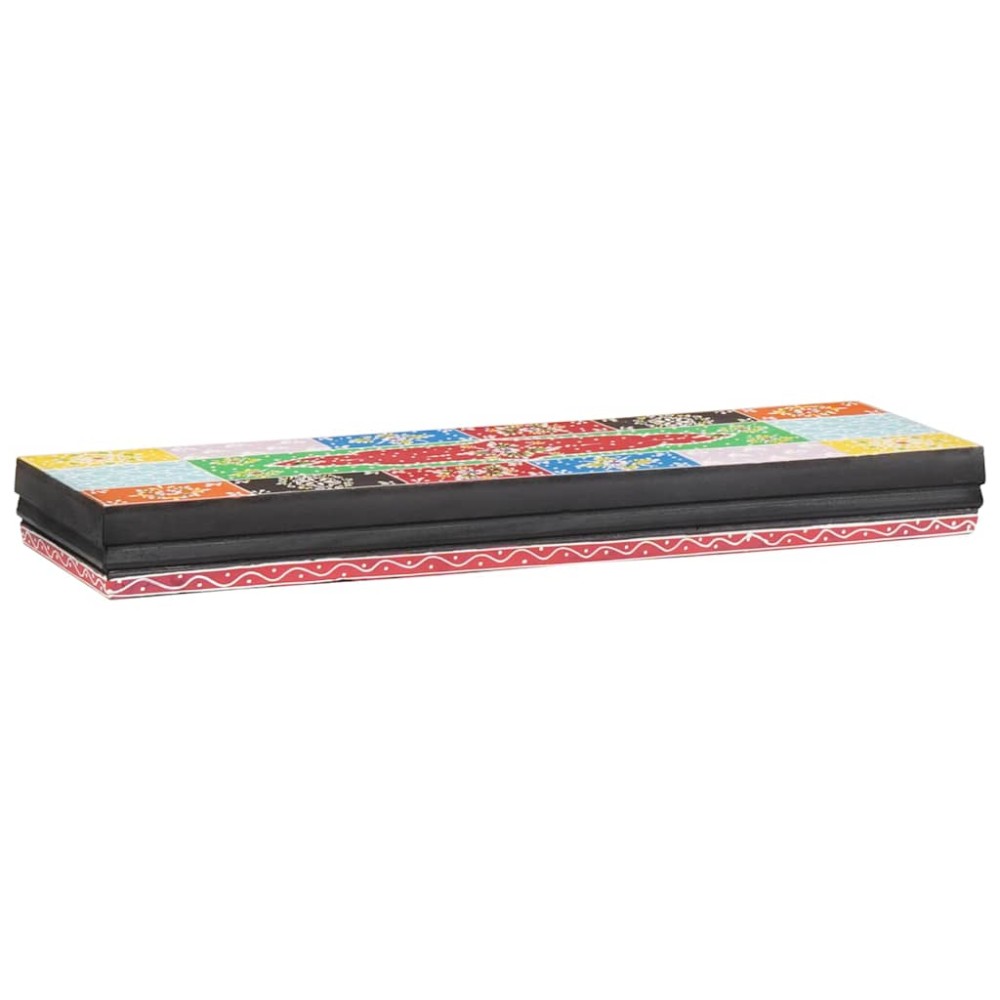 vidaXL Ράφια τοίχου 3 pcs Πολύχρωμο 100 x 20 x 6 cm Μασίφ ξύλο μάνγκο