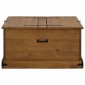 vidaXL Σεντούκι αποθήκευσης HALDEN 91x91x47 cm Ξύλο μασίφ πεύκο