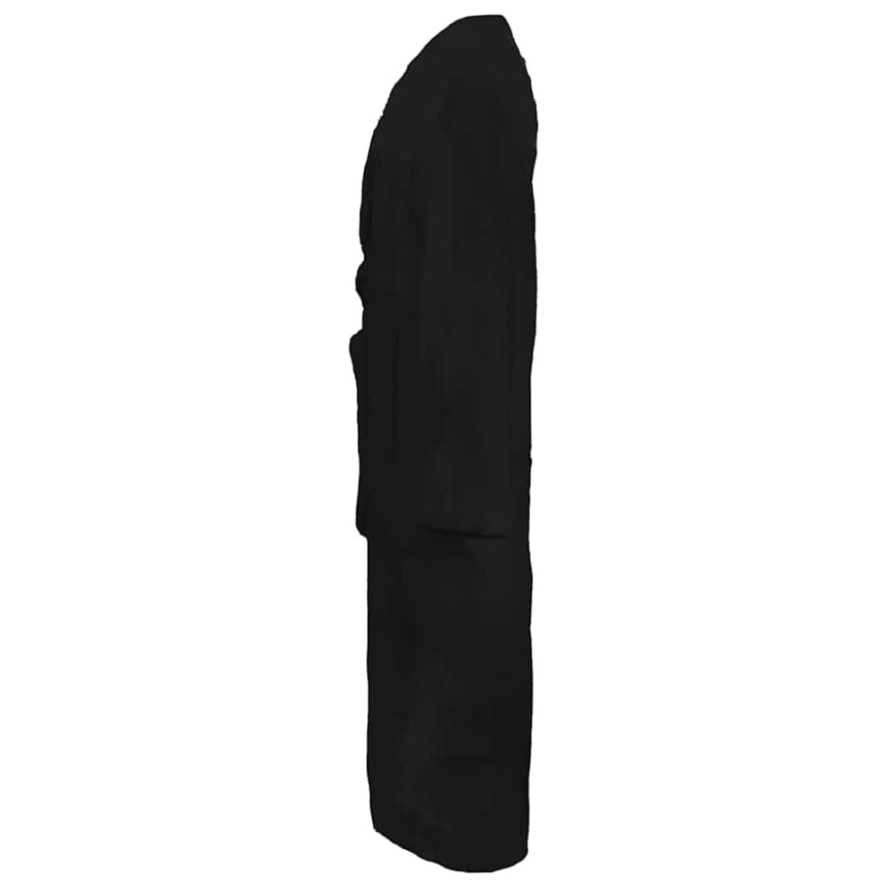 vidaXL Μπουρνούζι KINN Μαύρο L Βαμβάκι