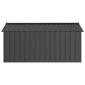 vidaXL Σπιτάκι σκύλου με οροφή 114x202x101 cm Γαλβανισμένος χάλυβας
