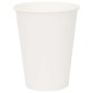 vidaXL Χάρτινα κύπελλα καφέ 1000 τεμάχια 12oz 300ml Λευκό