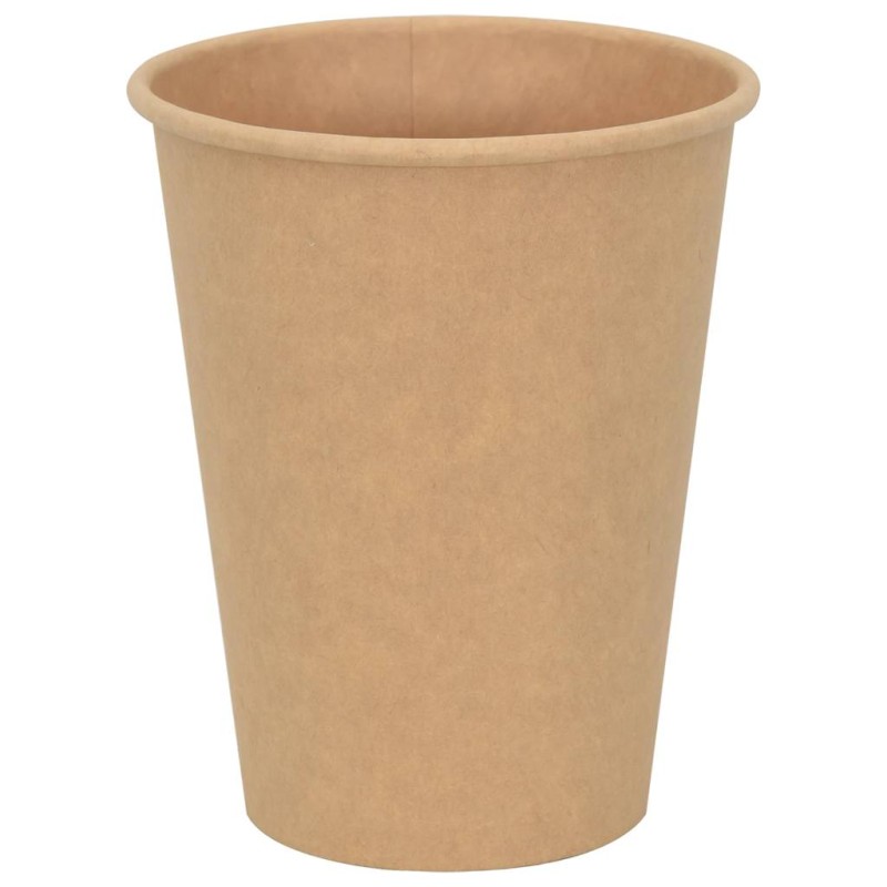 vidaXL Χάρτινα κύπελλα καφέ 1000 τεμάχια 12oz 300ml καφέ