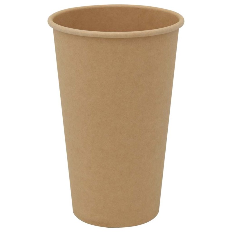 vidaXL Χάρτινα κύπελλα καφέ 1000 τεμάχια 16oz 400ml καφέ