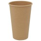 vidaXL Χάρτινα κύπελλα καφέ 1000 τεμάχια 16oz 400ml καφέ