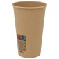 vidaXL Χάρτινα κύπελλα καφέ 1000 τεμάχια 16oz 400ml καφέ