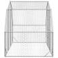 vidaXL Chicken Run 2,5x2x2,25 m Γαλβανισμένος χάλυβας