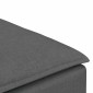 vidaXL Υποπόδιο Καναπέ Σκούρο Γκρι 100 x 100 x 48 εκ.