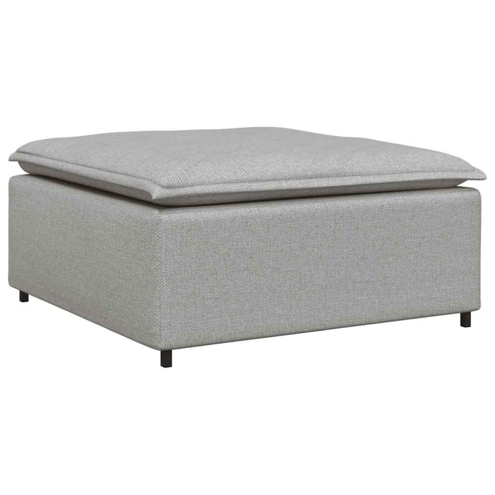 vidaXL Υποπόδιο Καναπέ-Μονάδα Γκρι 100 x 100 x 48 εκ.