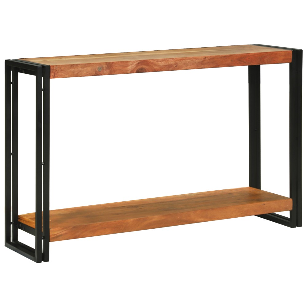 vidaXL Τραπέζι κονσόλας Καφέ 120 x 33 x 75 εκ Μασίφ ξύλο ακακίας