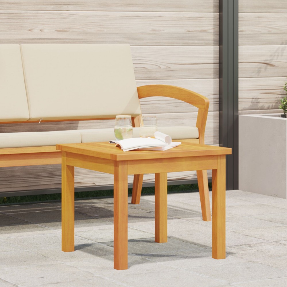 vidaXL Τραπέζι πλευράς 45x45x38 εκ. Μασίφ ξύλο ακακίας