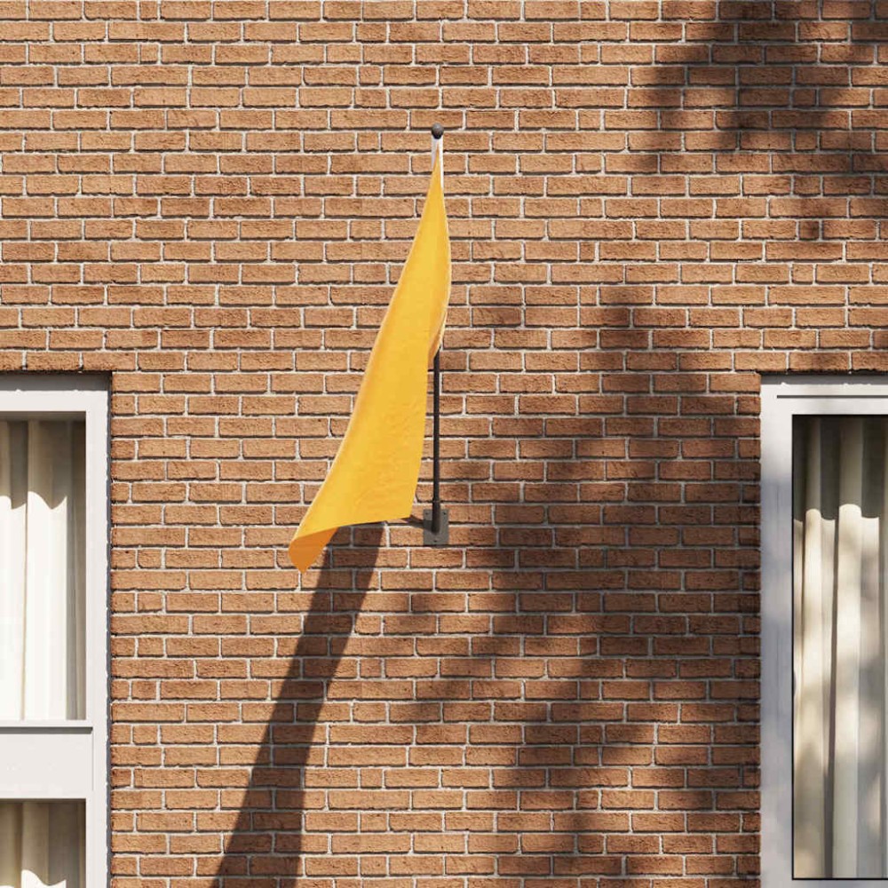 vidaXL Στήριγμα Σημαίας Μαύρο 10,5 x 7,5 x 0,25 εκ. Ατσάλι