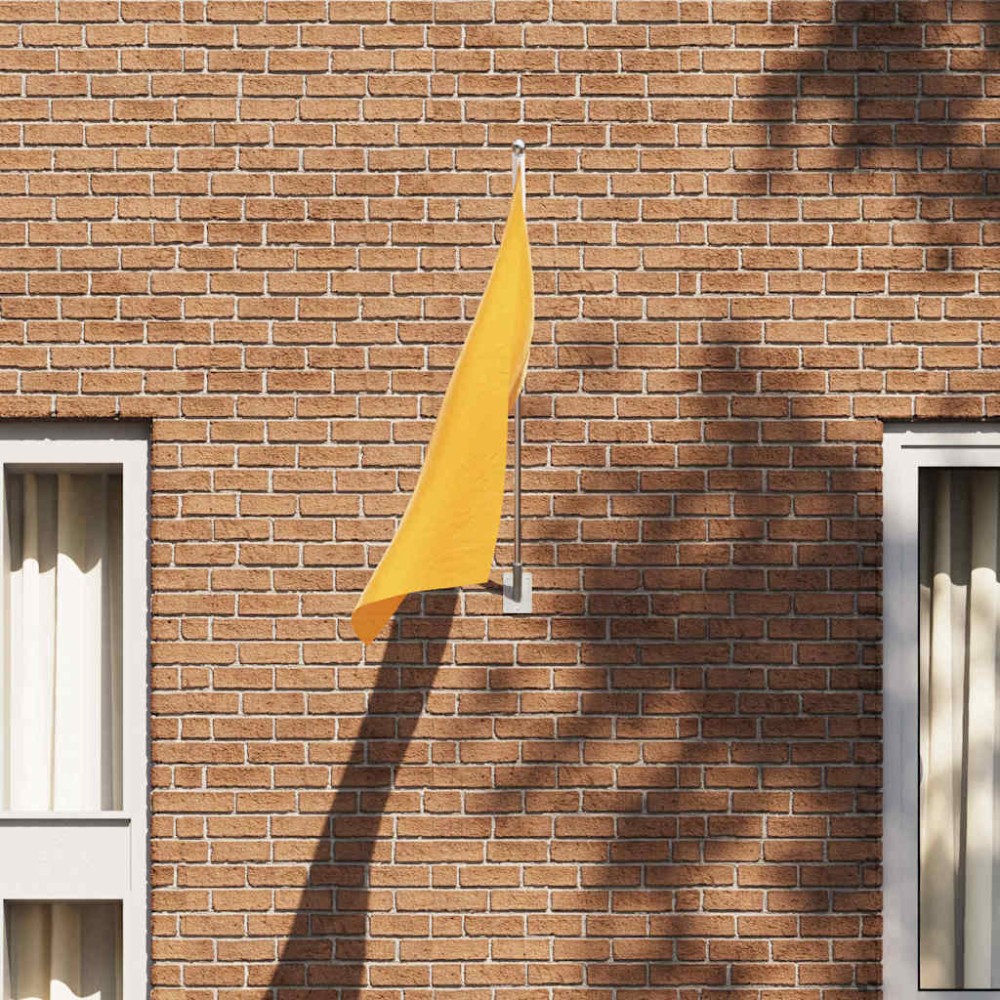 vidaXL Στήριγμα Σημαίας Ασημί 10,5 x 7,5 x 2,5 εκ Ατσάλι