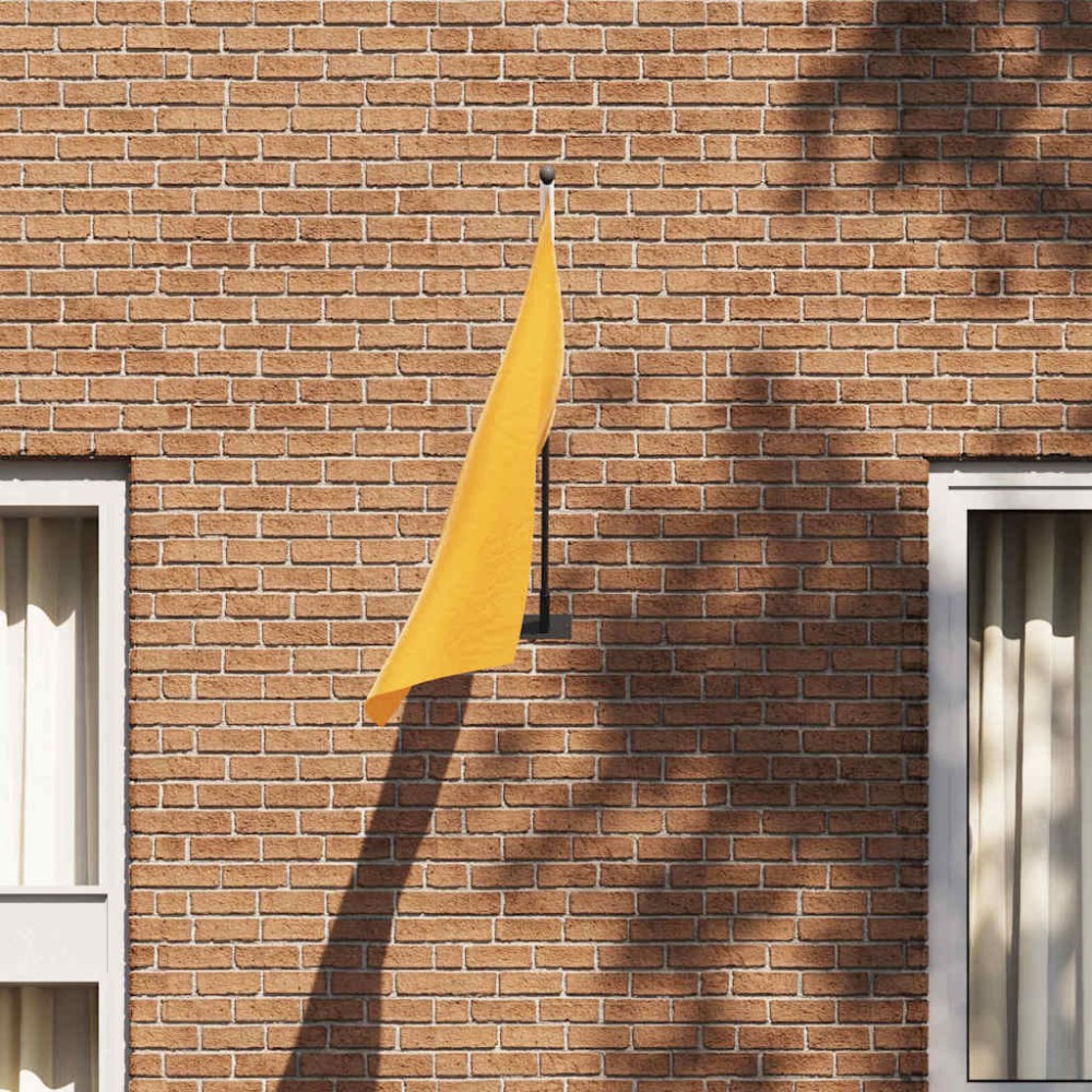 vidaXL Στήριγμα Σημαίας Μαύρο 13 x 6 x 0,2 εκ. Ατσάλι