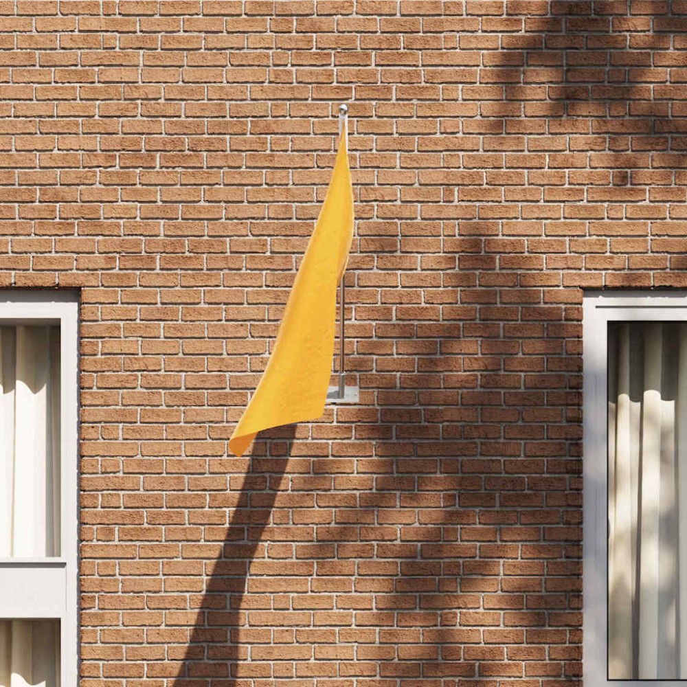 vidaXL Στήριγμα Σημαίας Ασημί 13 x 6 x 0,2 εκ. Ατσάλι