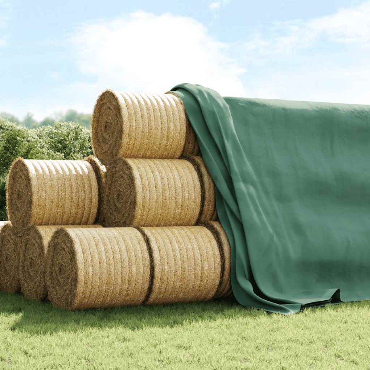 vidaXL Τάπητας για αχυρώνα 10,4x12,5 m 140 g/m² Πολυπροπυλένιο