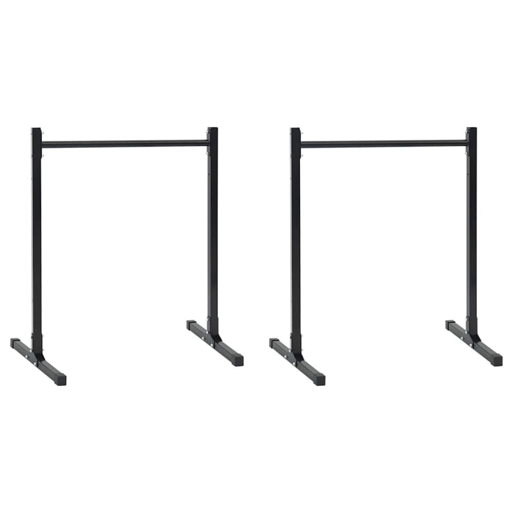 vidaXL Σταθμός Βύθισης 2 pcs Μαύρο 55 x 90 x 104.5 εκ.