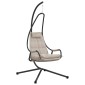 vidaXL Κρεμαστή καρέκλα αυγό Taupe 94 x 107 x 196.5 εκ. Ατσάλι