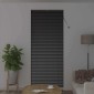 vidaXL Ρολό Παραθύρου με κουρτίνες Μαύρο Αλουμίνιο