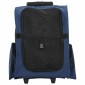 vidaXL Καρότσι Κατοικίδιων 3 σε 1 Μπλε 48x32x(57-106) εκ. από Ύφασμα Oxford