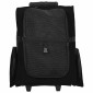 vidaXL Καρότσι Κατοικίδιων 3 σε 1 Μαύρο Ύφασμα Oxford 48x32x(57-106) εκ.