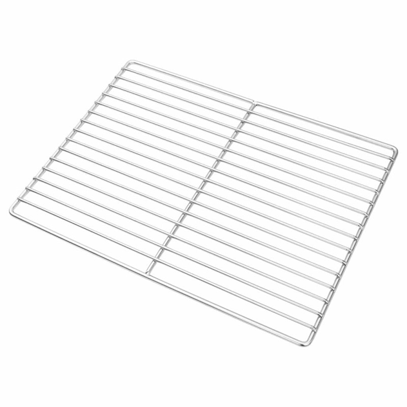 vidaXL Σχάρα ψησίματος Ασημί 40 x 30 cm Ανοξείδωτο ατσάλι