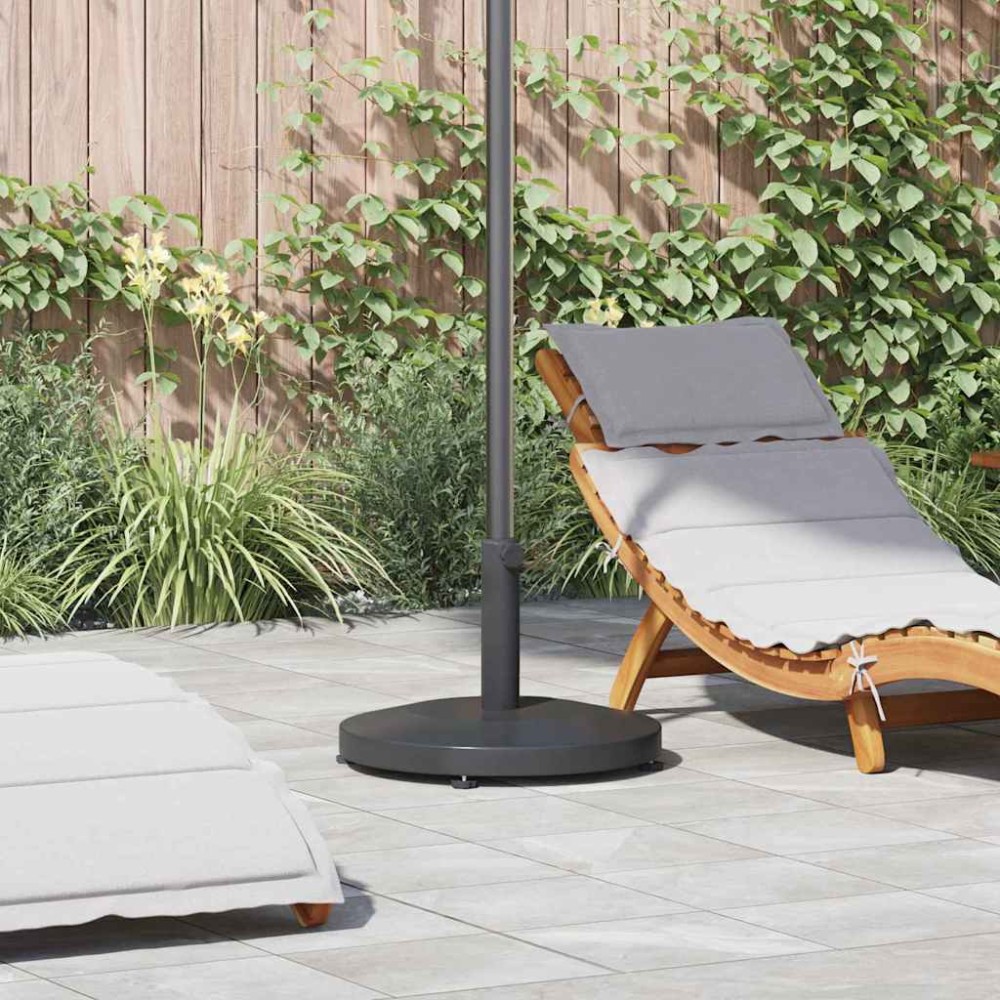 vidaXL Εξωτερική βάση ομπρέλας Σκούρο γκρι 48 x 48 x 32 εκ.