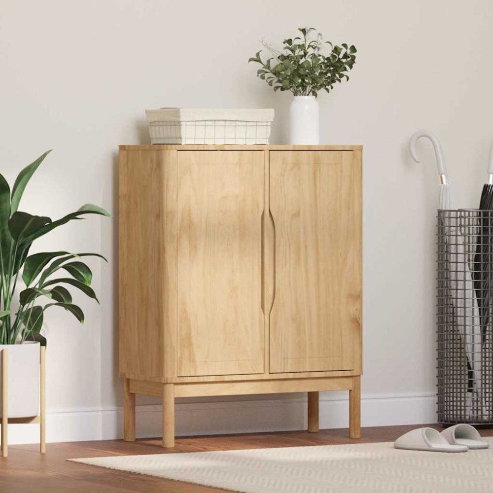 vidaXL Πλαϊνό γραφείο Κερωτό καφέ 70 x 30 x 70,5 εκ.