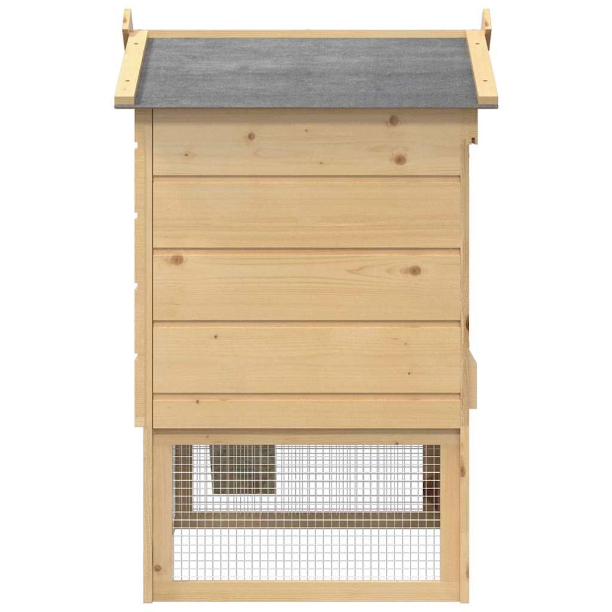 vidaXL Κοτέτσι Καφέ 75 x 60 x 89 εκ Στερεά ξυλεία πεύκου