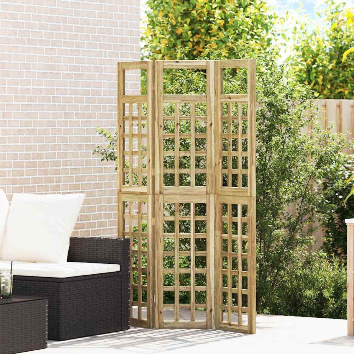 vidaXL Διαχωριστικό Ιδιωτικό Χώρο Εξωτερικού Καφέ 120 x 180 cm