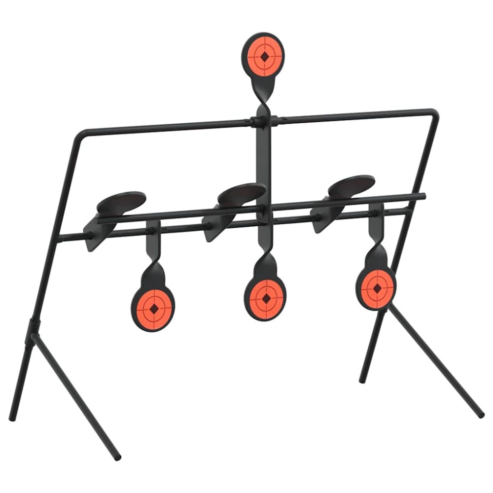 vidaXL Στόχος επαναφοράς Μαύρο 38 x 20 x 33.5 εκ Ατσάλι