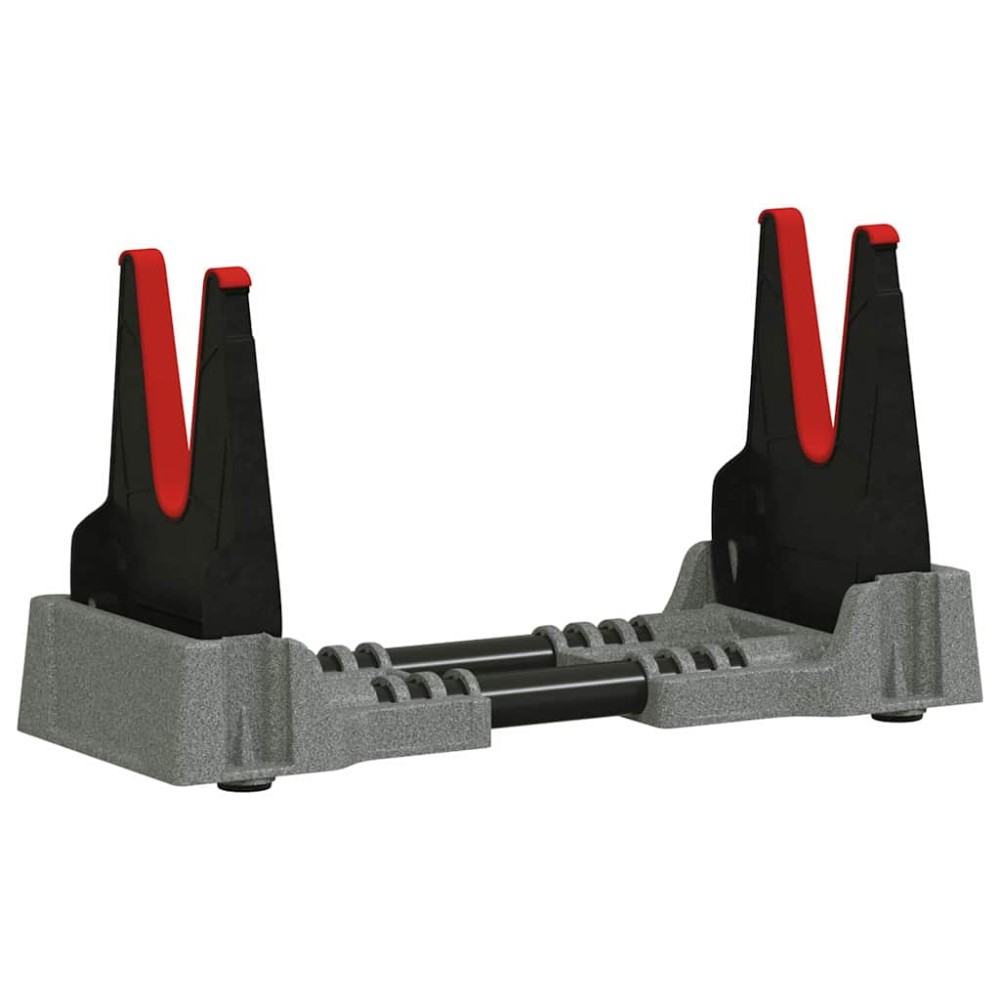 vidaXL Βάση στήριξης όπλου Γκρι 46 x 14 x 19,5 εκ. Πλαστικό