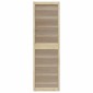 vidaXL Πόρτα Ντουλάπας με πόρτα 2 pcs Φυσικό 140.5 x 2.1 x 49.5 cm