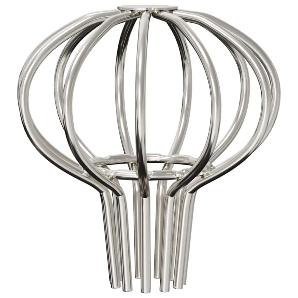 vidaXL Φύλλο Προστασίας Γαμμάτων 2 pcs Ασημί 50 mm Ανοξείδωτο ατσάλι