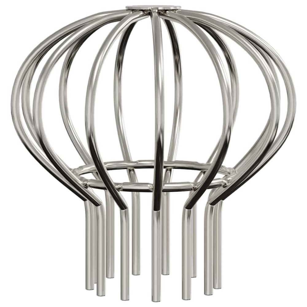 vidaXL Φύλλο Προστασίας Γαμμάτων 2 pcs Ασημί 75 mm Ανοξείδωτο ατσάλι