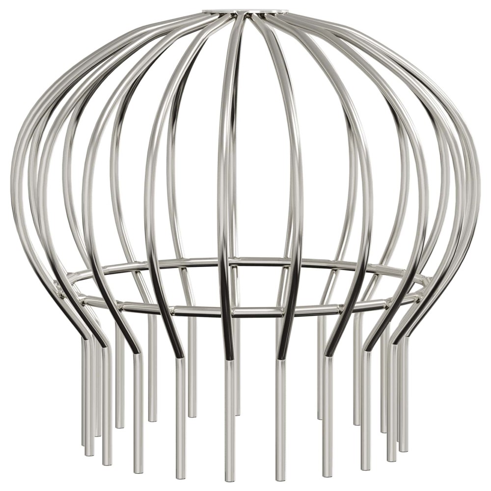 vidaXL Φύλλο Προστασίας Γαμμάτων 8 pcs Ασημί 200 mm Ανοξείδωτο ατσάλι