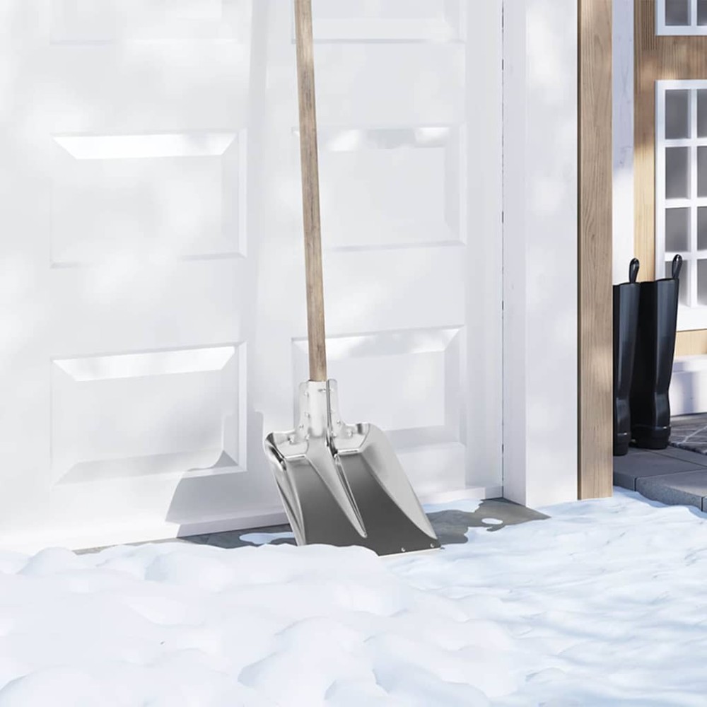 vidaXL Κεφάλι Φτυαριού Ασημί 43 x 32,5 εκ Αλουμίνιο