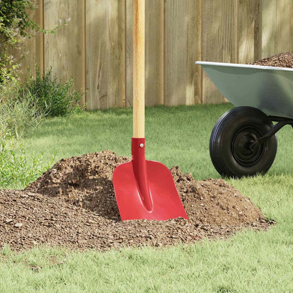 vidaXL Κεφάλι Φτυαριού Κόκκινο 32 x 24,5 εκ.